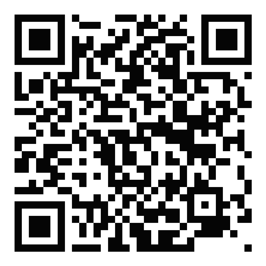 QR code that opens the ISN Instagram profile