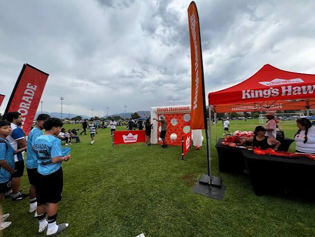Tournament sponsor activation area