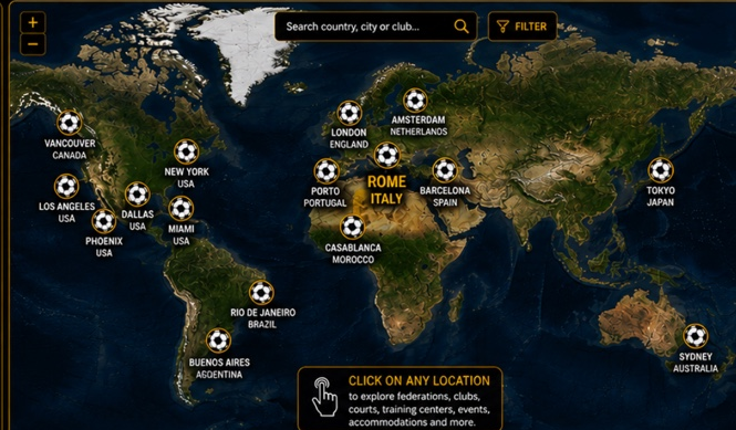 World satellite map