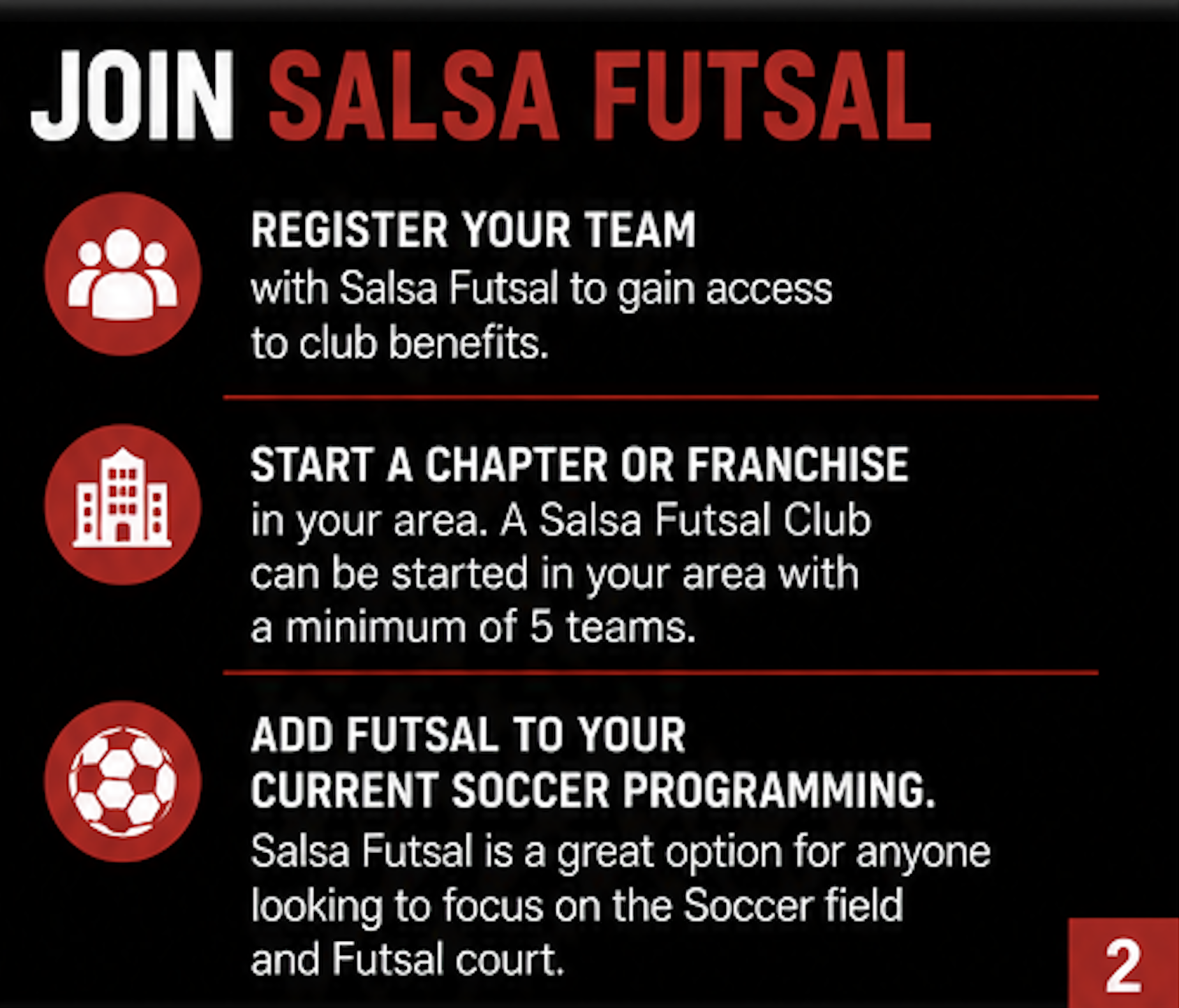 Join Salsa Futsal