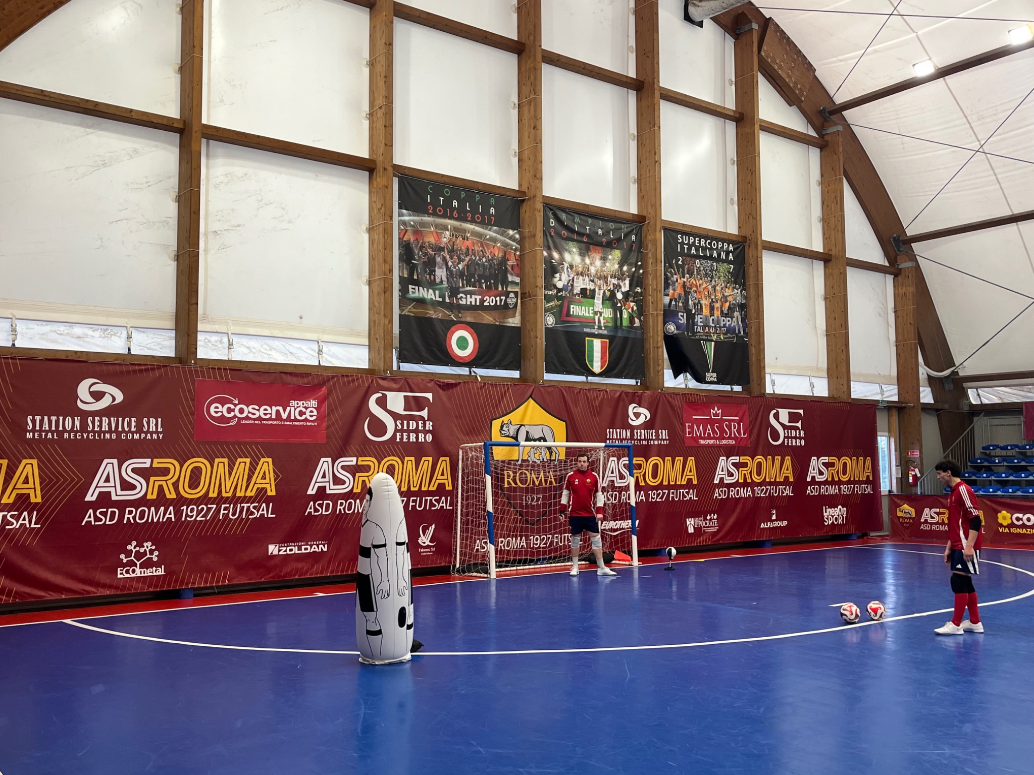 AS Roma Futsal player training