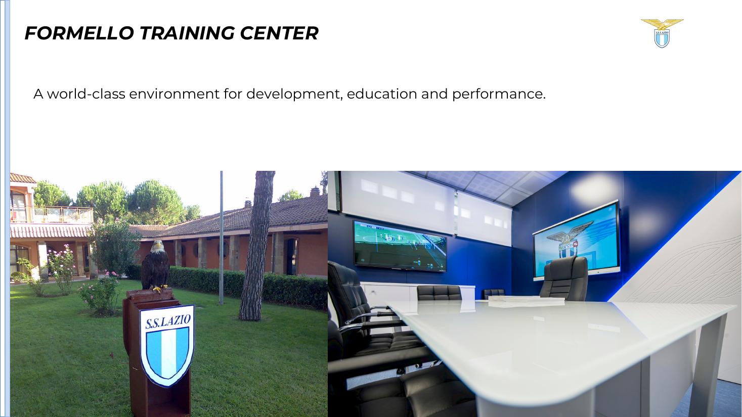 Formello training center facilities