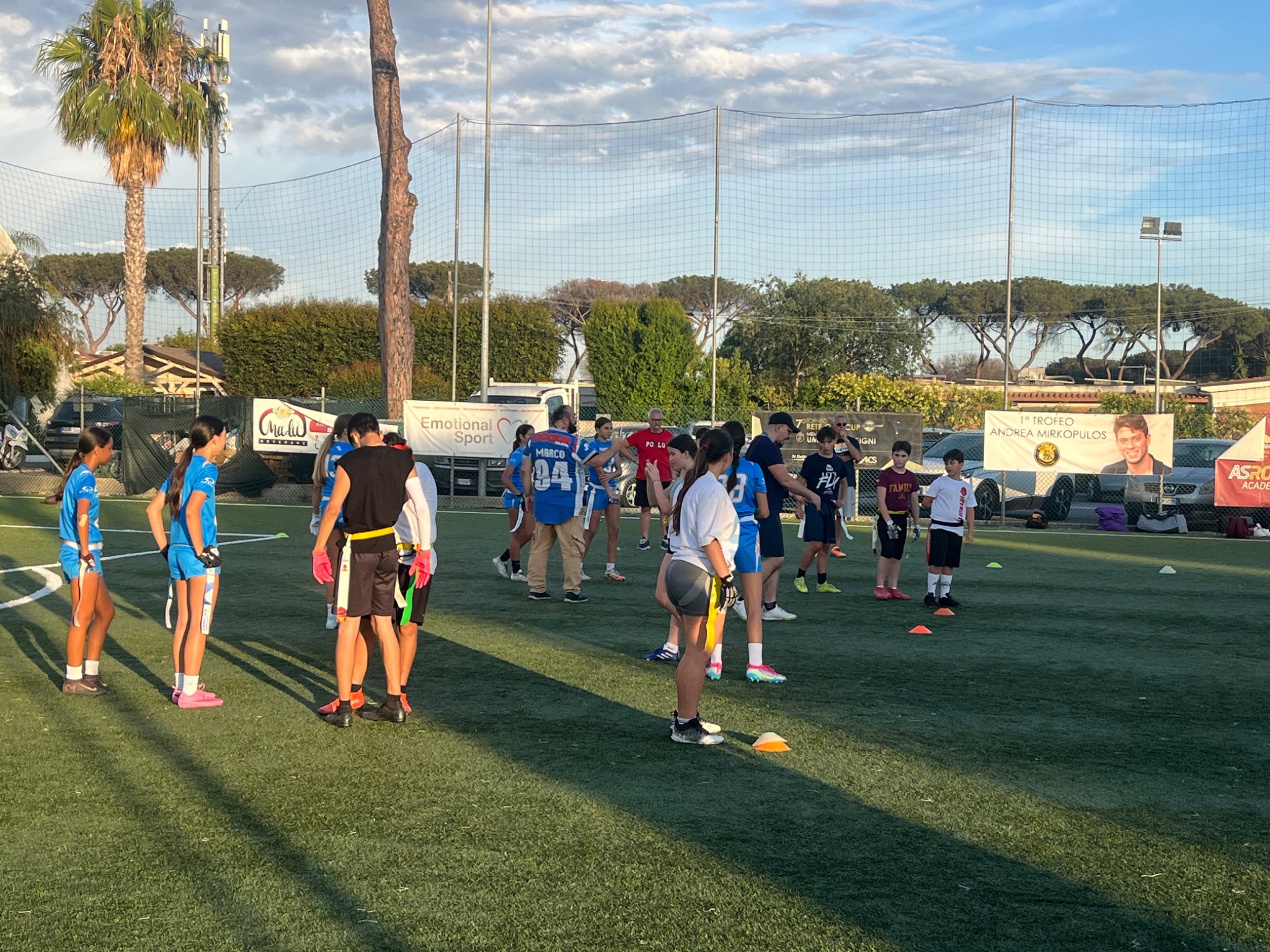 On-field clinic instruction